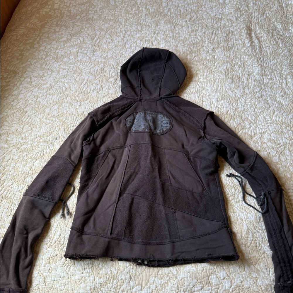 Men’s 2013 AD Black Burningman Hooded Jacket - Picture 3 of 6